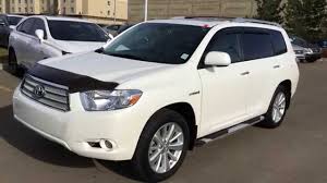 Highlander hybrid 4wd 4dr (natl). Pre Owned White 2008 Toyota Highlander Hybrid 4dr Limited Review Fort Saskatchewan Ab Youtube