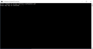 While you have the file browser open, open command prompt from the start menu. Minecraft Server Craftbukkit Unable To Access Jarfile Craftbukkit Jar Arqade