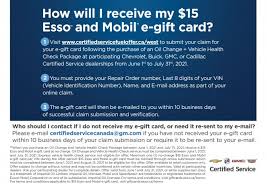 Gift card merchant exxon mobil provides you a gift card balance check, the information is below for this gift card company. Service Health Check Promotion Wolfe Cadillac Calgary
