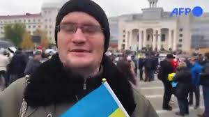 A resident of Kherson:, "Now, we have no electricity in the city, no water,  no central supply heating, no mobile connection, no internet connection,  but we have no RUSSIANS", Happy Kherson Liberation ...