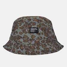 Stussy Cheetah Camo Bucket Hat Olive
