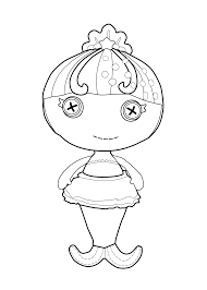 Lalaloopsy Doll Coloring Page For Kids Printable Free Little Mermaid Fairy Coloring Pages Mermaid Coloring Pages Toddler Coloring Book