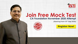 Free Online Mock Test Series For Ca Foundation Nov 2020 By Vsi Jaipur Youtube