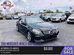 2015 mercedes benz e class e 350 4matic sport sedan autoworld of america 8800 nw 27th ave miami florida 33147 305 696 5555 in 2020 benz e class benz e sports sedan pinterest