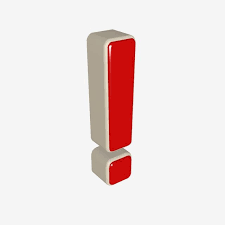 Exclamationmark Exclamation Mark 3dlogo Red White 3d Icon Tanda Seru Tandaseru Number Graphic Design Background Templates Exclamation Mark Clip Art