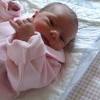 Cute newborn baby boy in hospital just born. 1