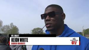 Garner grad Keion White speaks before NFL Draft