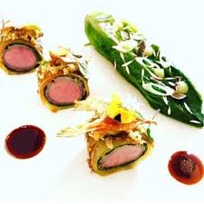 Agneau De Lait Herbes Fortes Et Citron En Fine Croute De Pomme De Terre Romaine Mi Cuite Chips Dartichauts Restaurant Recipes Wine Recipes Michelin Star Chef