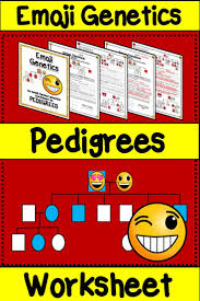 Emoji Pedigree Worksheet In 2020 Science Teaching Resources Middle School Science Teacher Middle School Science Resources