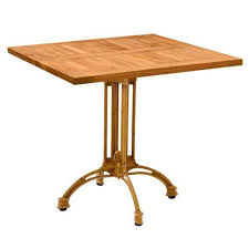 Teak Kafeterya Masasi Dokum Ayakli 80x80 Teak Yemek Masasi Restoran