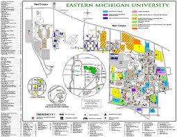 Eastern Michigan University Map Ypsilanti Mi Mappery Eastern Michigan University Eastern Michigan Michigan