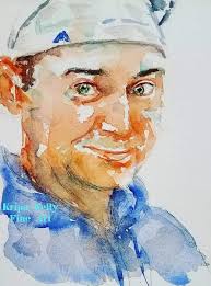 A quick, loose study of my hubby, my go-to for support and approval of  every portrait I ever paint. 🥰