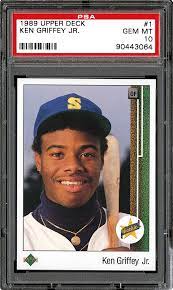 One of the most iconic baseball cards in the hobby, the 1989 upper deck ken griffey jr. 1989 Upper Deck Baseball Cards Psa Smr Price Guide