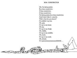 Shel Silverstein Boa Constrictor Silverstein Poems Shel Silverstein Poems Shel Silverstein
