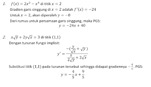 Contoh soal penerapan turunan trigonometri. Contoh Soal Aplikasi Turunan Fungsi Dan Pembahasannya Barisan Contoh