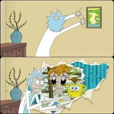 We've gathered more than 5 million images uploaded by our users and sorted them by the most popular ones. What Is This A Crossover Episode Rick Rips The Wallpaper Know Your Meme