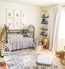 This Safari Themed Gender Neutral Nursery Was Designed Over Years While This Couple Waited On Their M Baby Boy Rooms Neutral Safari Nursery Baby Boy Nurseries