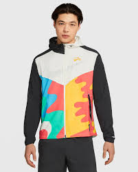 Nike throwback jacket men's • black/white/opti yellow $100.00. Nike Windrunner A I R Men S Running Jacket Nike Id