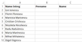 Studiul numelor se numeste onomastica, un domeniu care foloseste lingvistica, istoria, antropologia, psihologia, sociologia, filologia si multe altele. Cel Mai UÈ™or Mod Prin Care PoÈ›i Separa Numele De Prenume In Excel Cristian Florea