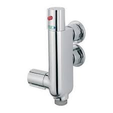 Thermostatic shower valves can maintain both the flow and temperature of water. Thermostatic Shower Mixer Tap Front Fitting Chrome