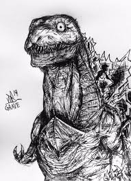 I did this last year and i thought it was cool. Godzilladrawing Twitter Search