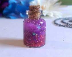 Bottle Charm Kawaii On Etsy A Global Handmade And Vintage Marketplace Bottle Charms Galaxy In A Bottle Diy Gift For Bff