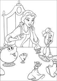 You may even spot an ariel lookalike in this bunch o. Free Printable Beauty And The Beast Coloring Pages For Kids Belle Coloring Pages Princess Coloring Pages Disney Coloring Pages