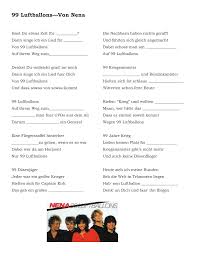 bridge wegen 99 luftballons 99 luftballons. Dann Singe Ich Ein Lied Fur Von 99 Luftballons