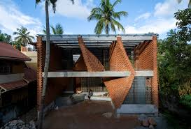 Check spelling or type a new query. Wallmakers Create Slanting Brick Walls For Pirouette House In India To Create Larger Interior Spaces