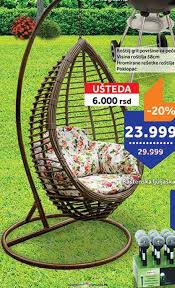 · baštenska ljuljaška idealna za uživanje u bašti ili na terasi. Viseca Ljuljaska Za Bastu Cena Na Akciji Tempo S120586