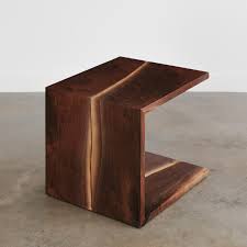 Find furniture & decor you love at … Walnut Side Table No 179 Elko Hardwoods Modern Live Edge Furniture Dining Coffee Tables Desks Benches