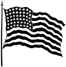 The versions of the american flag these black or mostly black american flags are more effective in situations where the standard red. Black American Flag Clipart Clipartix