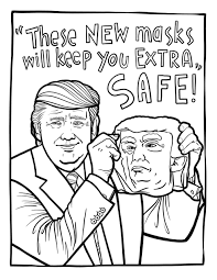 Make coloring great again! make coloring great again! buzzfeed staff 2 Free Pages Trump 2020 Coloring Book Cat And Crow Design