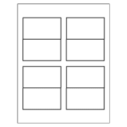 The easiest way to print on your labels and cards is with our tried and tested design & print template software. Template For Avery 8820 Folded Business Cards 2 X 3 1 2 Avery Com