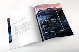 Large Magazine Spreads Mockup Original Mockups Magazine Spreads Magazine Magazine Mockup