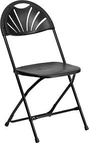 Hercules Series 440 Lb Capacity Black Plastic Fan Back Folding Chair Foldingchairs4less Com Plastic Folding Chairs Folding Chair Metal Folding Chairs