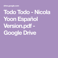 Marketingtracer seo dashboard, created for webmasters and agencies. Todo Todo Nicola Yoon Espanol Version Pdf Google Drive Nicola Yoon Google Drive Nicolas
