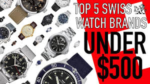The brand caters both genders i.e. Top 5 Swiss Made Watch Brands From 100 To Under 500 The Best Classic Options From Each Brand Youtube