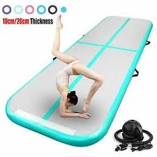 Ad Ebay Fbsport 9 84ft Inflatable Gymnastics Air Track Tumbling Mat Airtrack Mats For In 2020 Tumble Mats Air Track Gymnastics Training