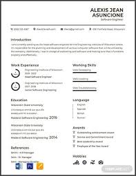Free Software Quality Engineer Cv Template Word Doc Psd Apple Mac Pages Cv Template Word Engineering Resume Templates Resume Template Word