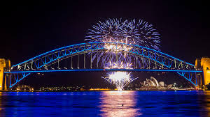 One of sydney's most controversial new year's eve fireworks displays has gone off without a hitch as almost $1 million was raised for bush communities the centrepiece sydney harbour bridge featured thousands of lights dancing in concert, having earlier lit up with messages urging donations. Fireworks Over The Sydney Harbour Bridge