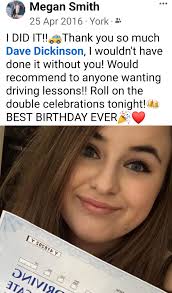 Dave Dickinson Driving