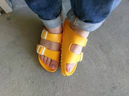 Birkenstock Women S Arizona Essentials Eva Sandals White 38 Scuba Yellow Birkenstock Eva Birkenstock Sandals