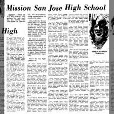 The Argus of Fremont, Newark and Union City from Fremont, California