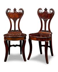 Regency Mahogany Hall Chairs Cheap Bedroom Furniture Furniture Rustic Furniture