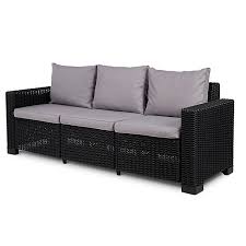 Salon De Jardin Bas Allibert California Effet Rotin 5 Personnes Castorama