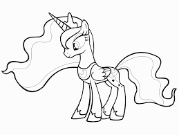 Princess Luna My Little Pony Coloring Page