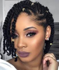 Natural hair refers to black hair that hasn't been chemically altered with straighteners, relaxers or texturizers. 39 Latest Cornrow Styles With Natural Hairstyles For Black Women To Copy Fashionuki