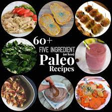 60 Five Ingredient Or Less Paleo Recipes Up And Alive How To Eat Paleo Paleo Cooking Recipes