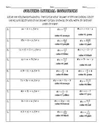 Literal equations coloring activity answers page 1 line 17qq com. Solving Literal Equations Halloween Coloring Practice By Middlemathmaniac